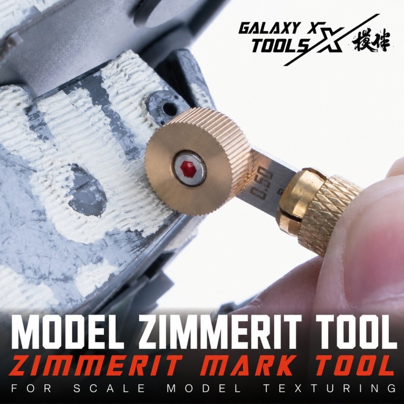 Galaxy Model: Zimmerit Tools - AFV Anti-Magnetic Coat Tool - Line | Waffle