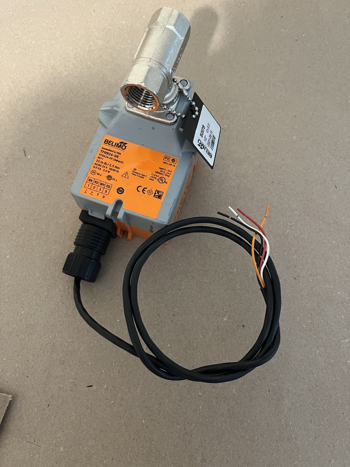TFRB24-SR  BELIMO, CHARACTERIZED 1/2 CONTROL VALVE COMBO