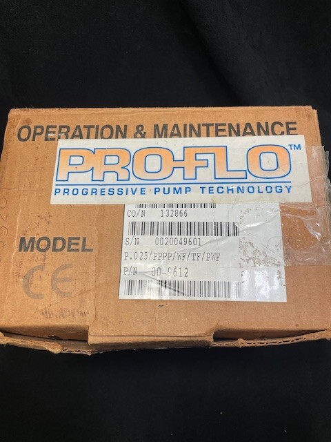 Weldon 1/4" plastic pump - NEW