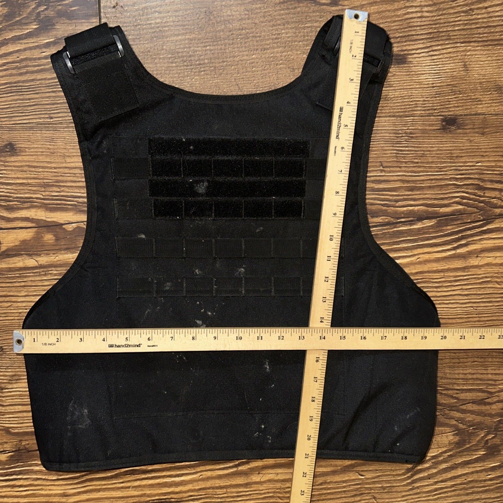 Tactical Carrier Vest Black Adjustable Venom Mgflashforce