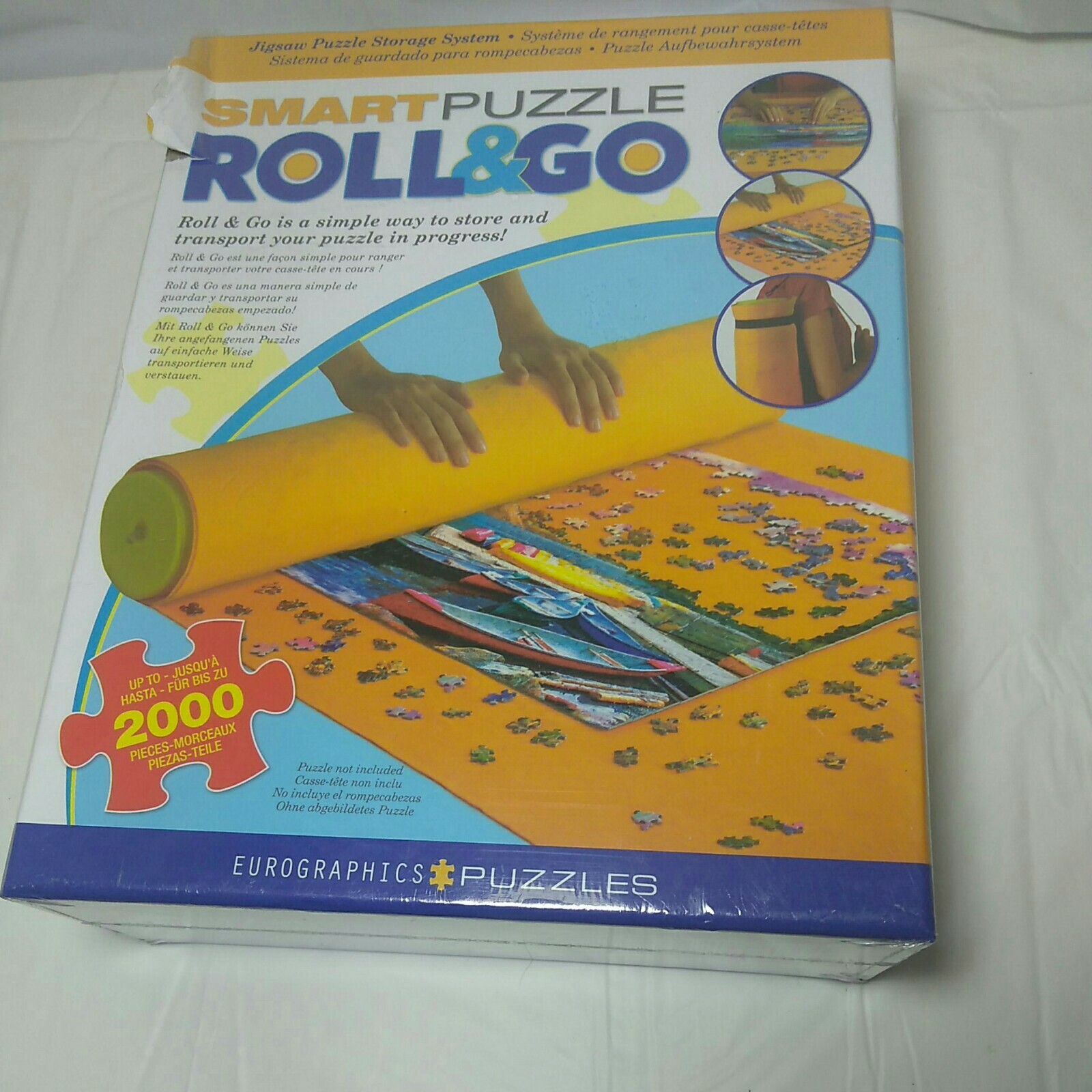 Smart Puzzle Roll & Go - Simple Way to Store & Transport Your Puzzle in Progress