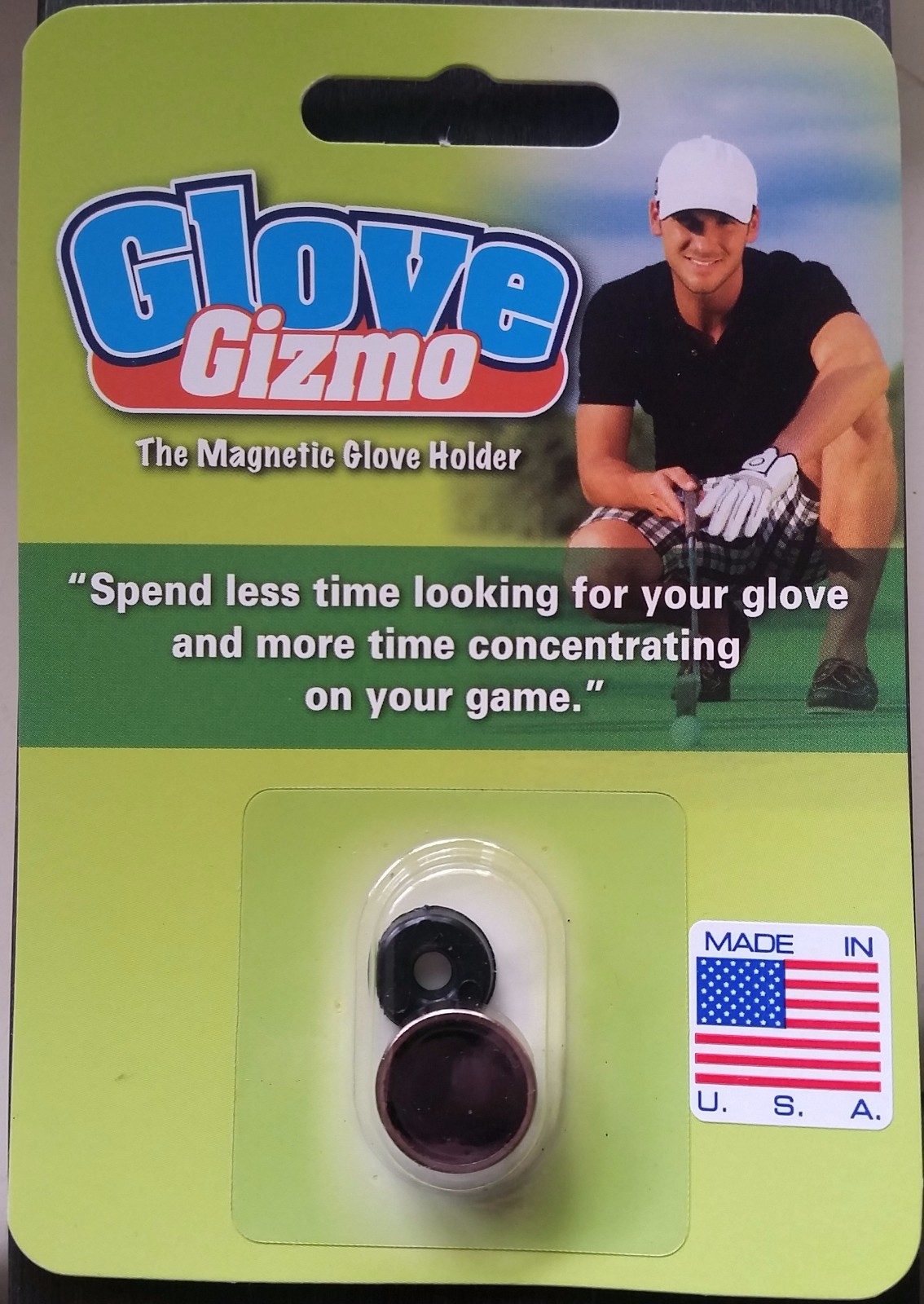 Golf Glove Gizmo - The Magnetic Golf Glove Holder