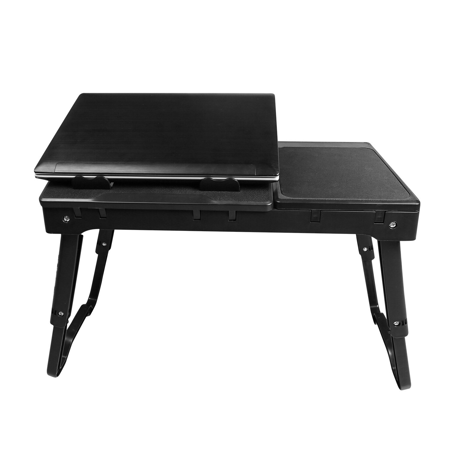 Adjustable Foldable Laptop Notebook Desk Table Stand Bed Tray w/Cooling Fan