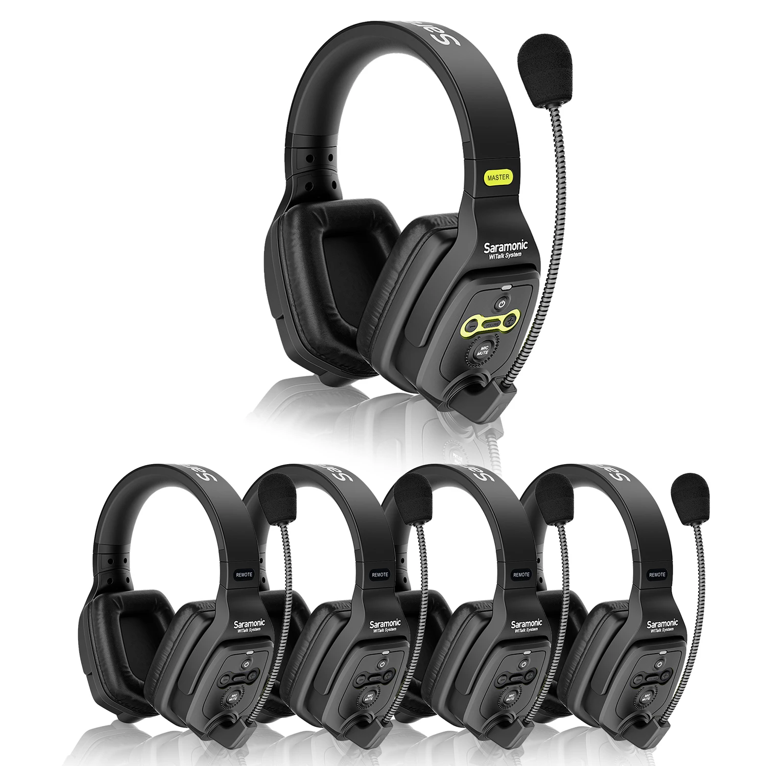 Saramonic WiTalk WT5D 400m Full-Duplex Wireless Intercom Headset System 5-Person