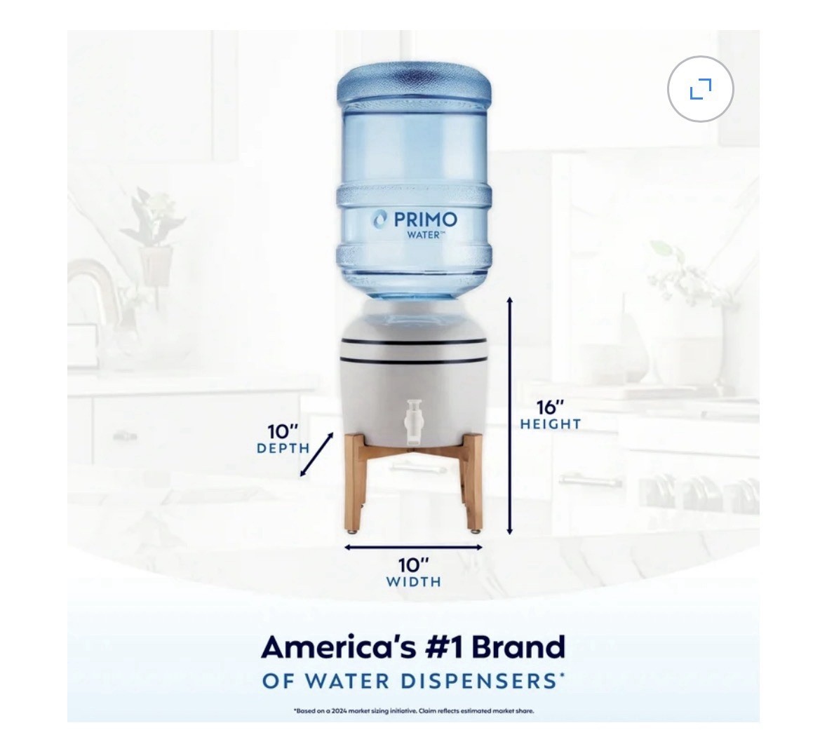 Primo Water® Countertop Water Dispenser, White Ceramic, For Party Drinks