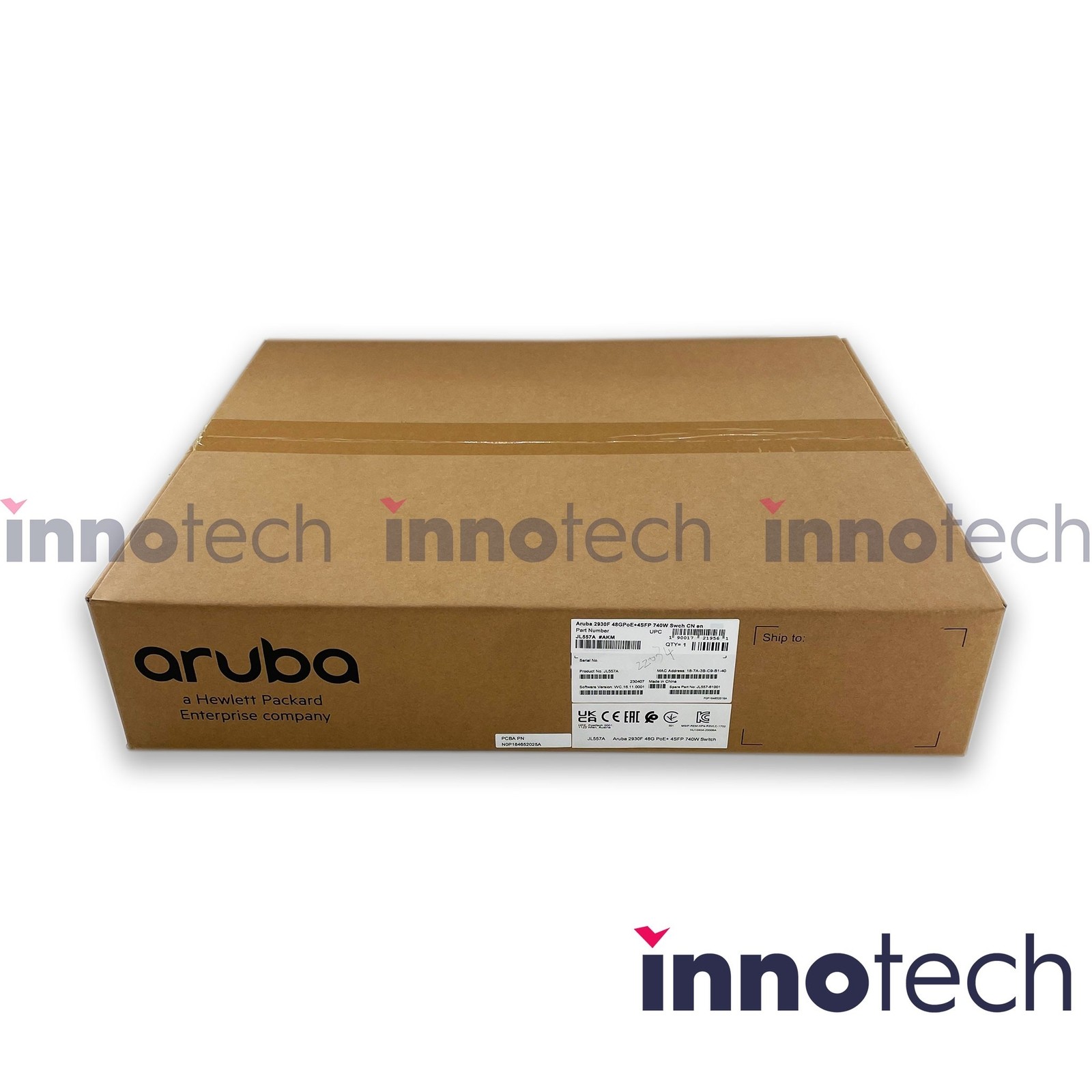 HPE JL557A  Aruba 2930F Series Switch New Sealed