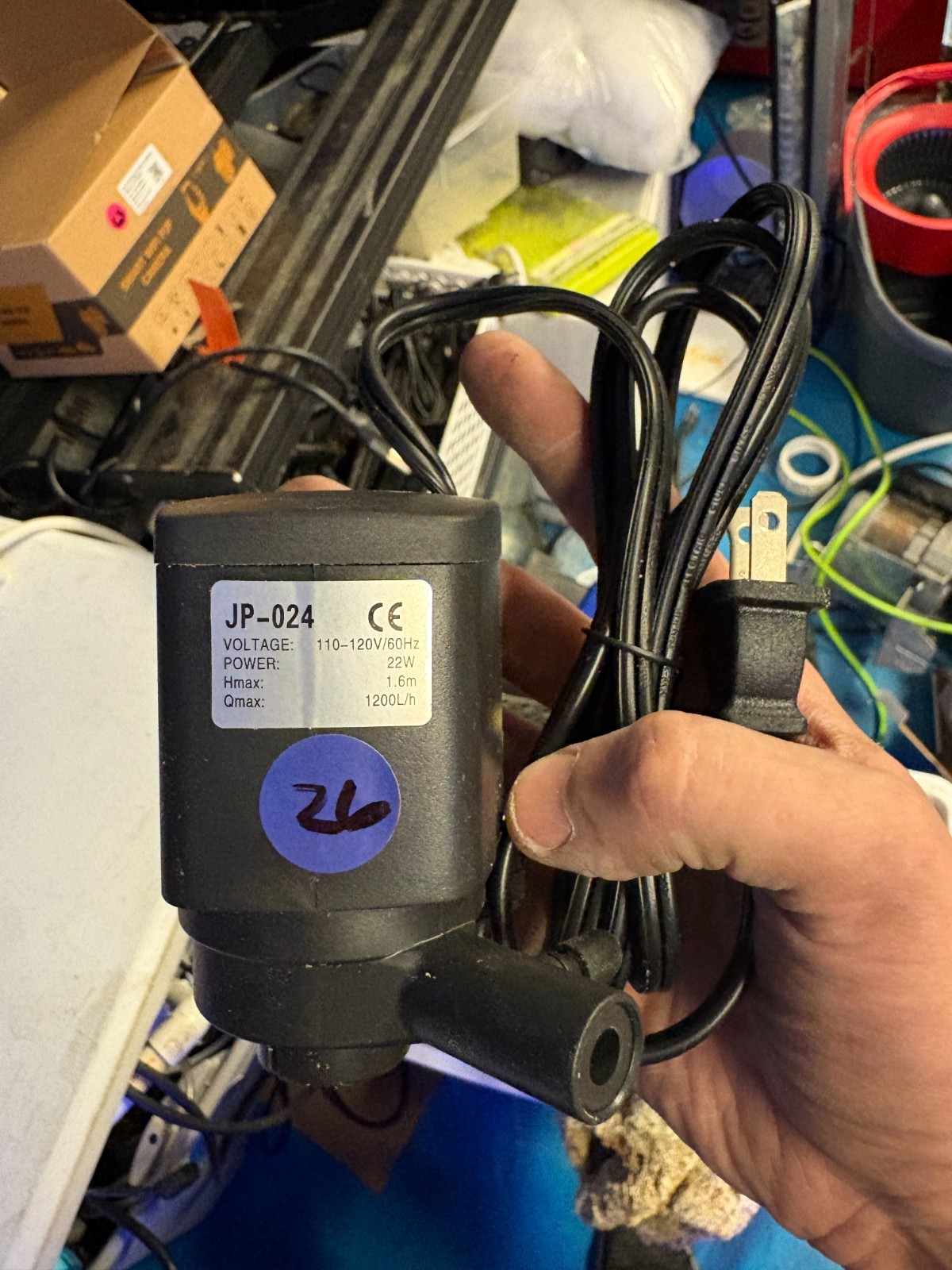 SUNSUN JP-024 Submersible Pump (1200 LPH)