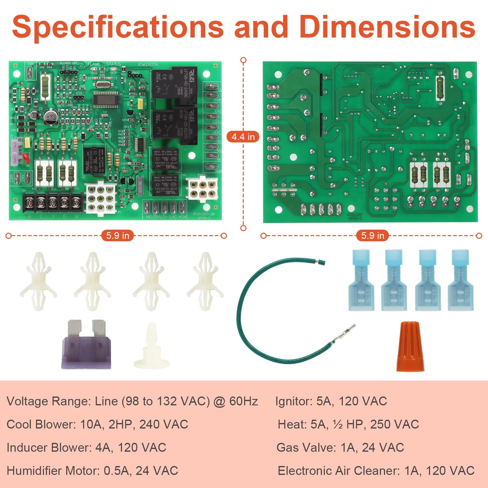 Nordyne 624631 Replacement Control Board - Compatible with G3 G4 G5 G6 Models