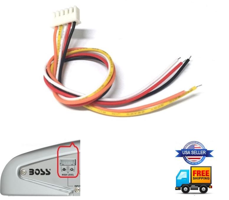Speaker High Level Input Plug 5-Pin HITRON Amp HPA HKA 400 600 800 1000 1200