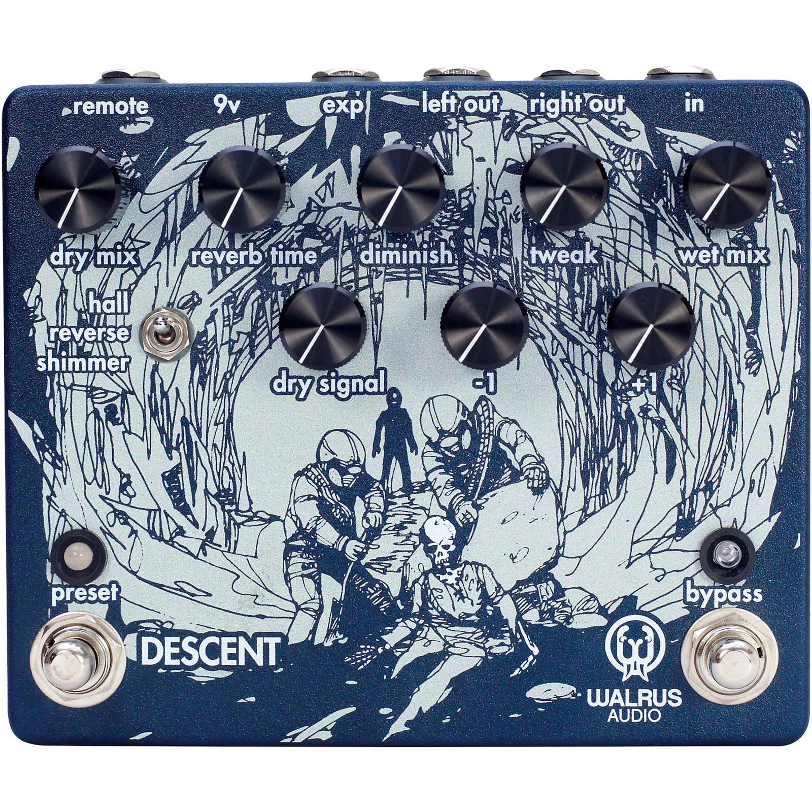 Walrus Audio Descent Boutique Reverb Pedal