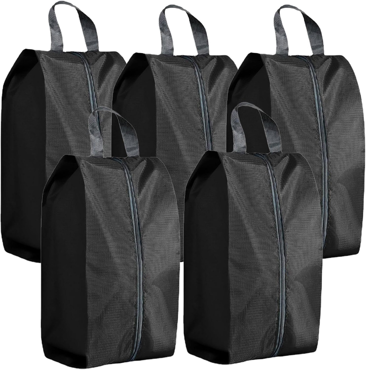 5Pcs XL Travel Shoe Bags Portable Travel Gifts Shoe Organizer with Zipper Clo...