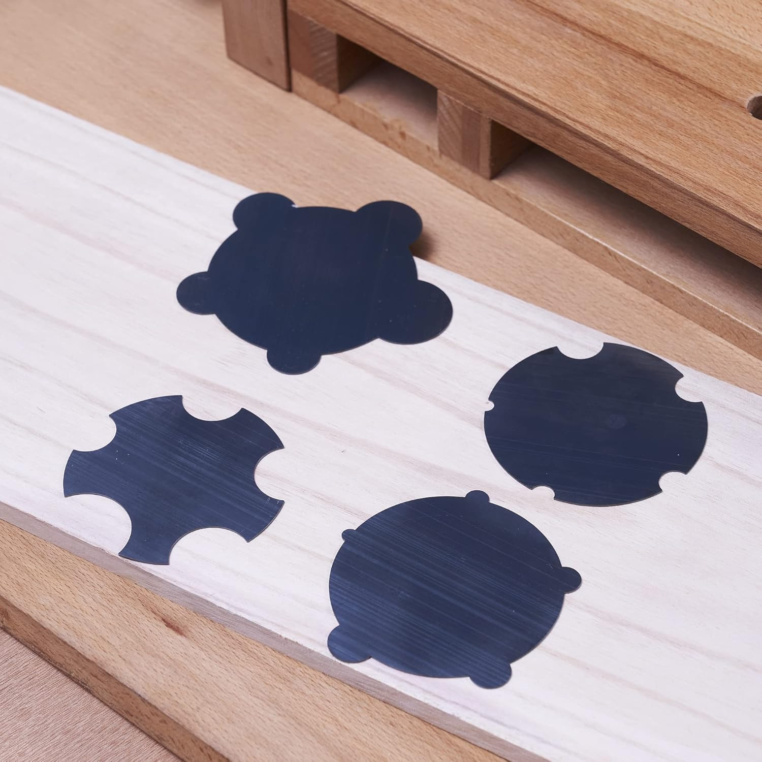Pack of 4 Cabinet Scraper Card Set (4, 2Concave+2Convex)
