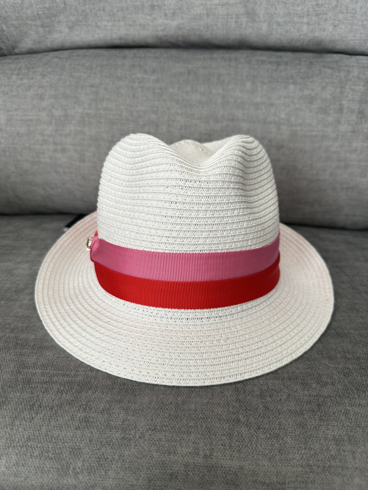 Kate Spade New York White Trilby Hat Brand  NWT