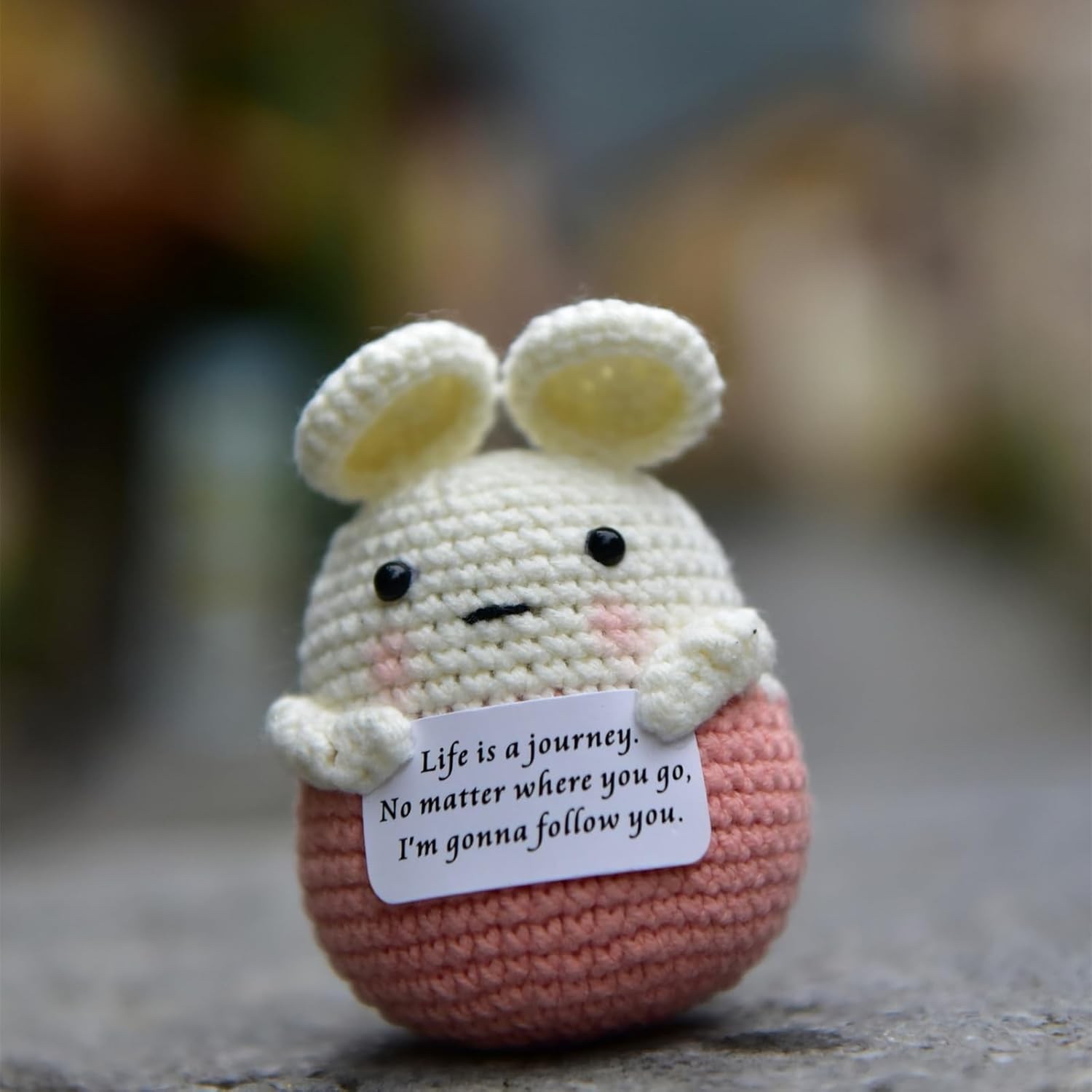 Mini Cute Funny Positive Life Cute Animals Creative Gift Pink MOUSE