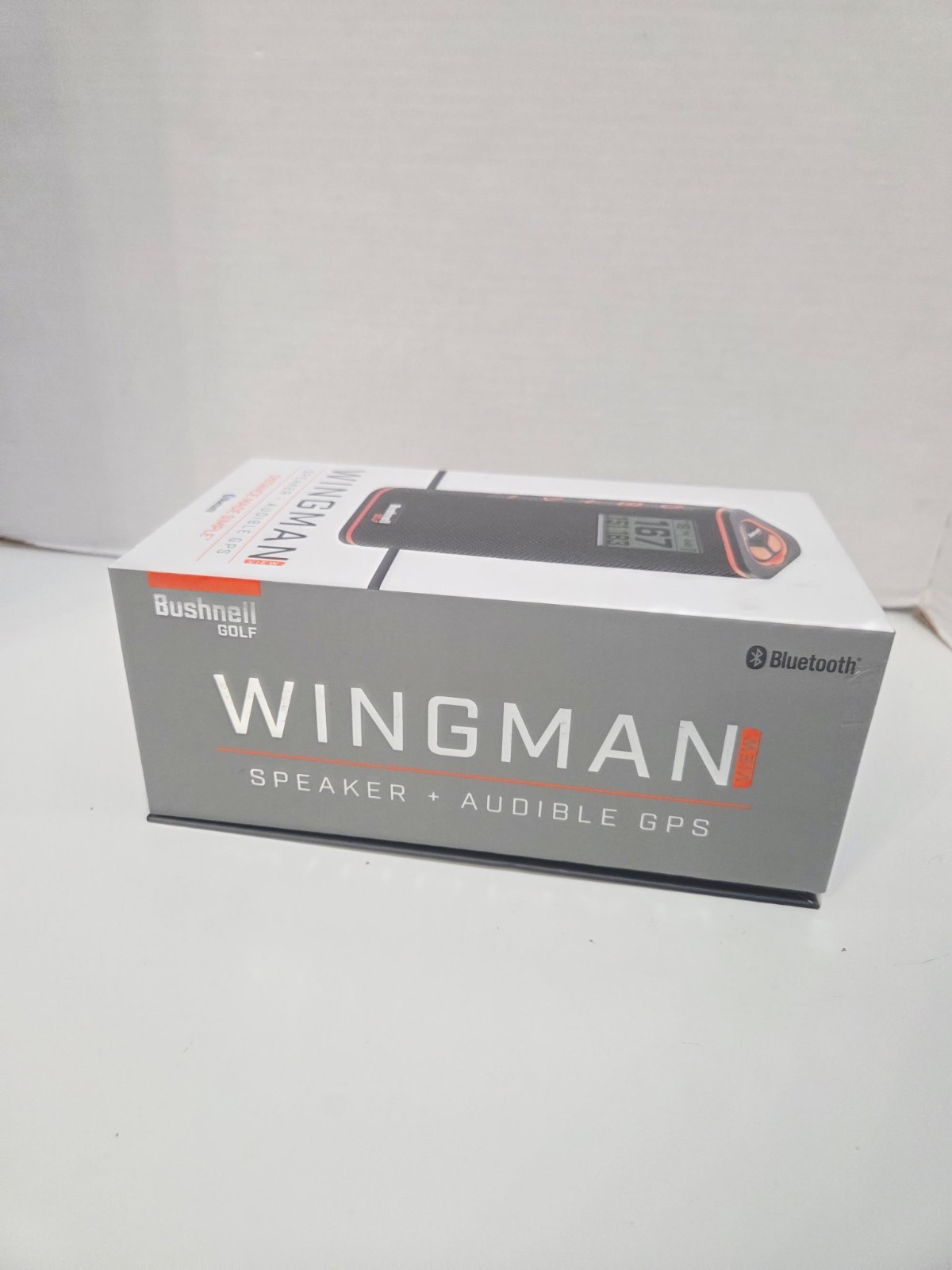 Bushnell Wingman View GPS Golf Speaker with Viewable LCD Screen, Open Box WORKS