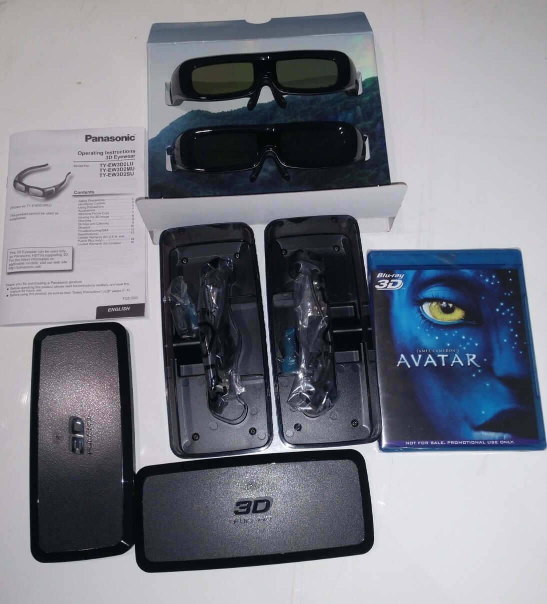 Panasonic TY-EW3D2MMK2 3D Ultimate Pack (Avatar 3D + 2 Rechargeable Glasses)