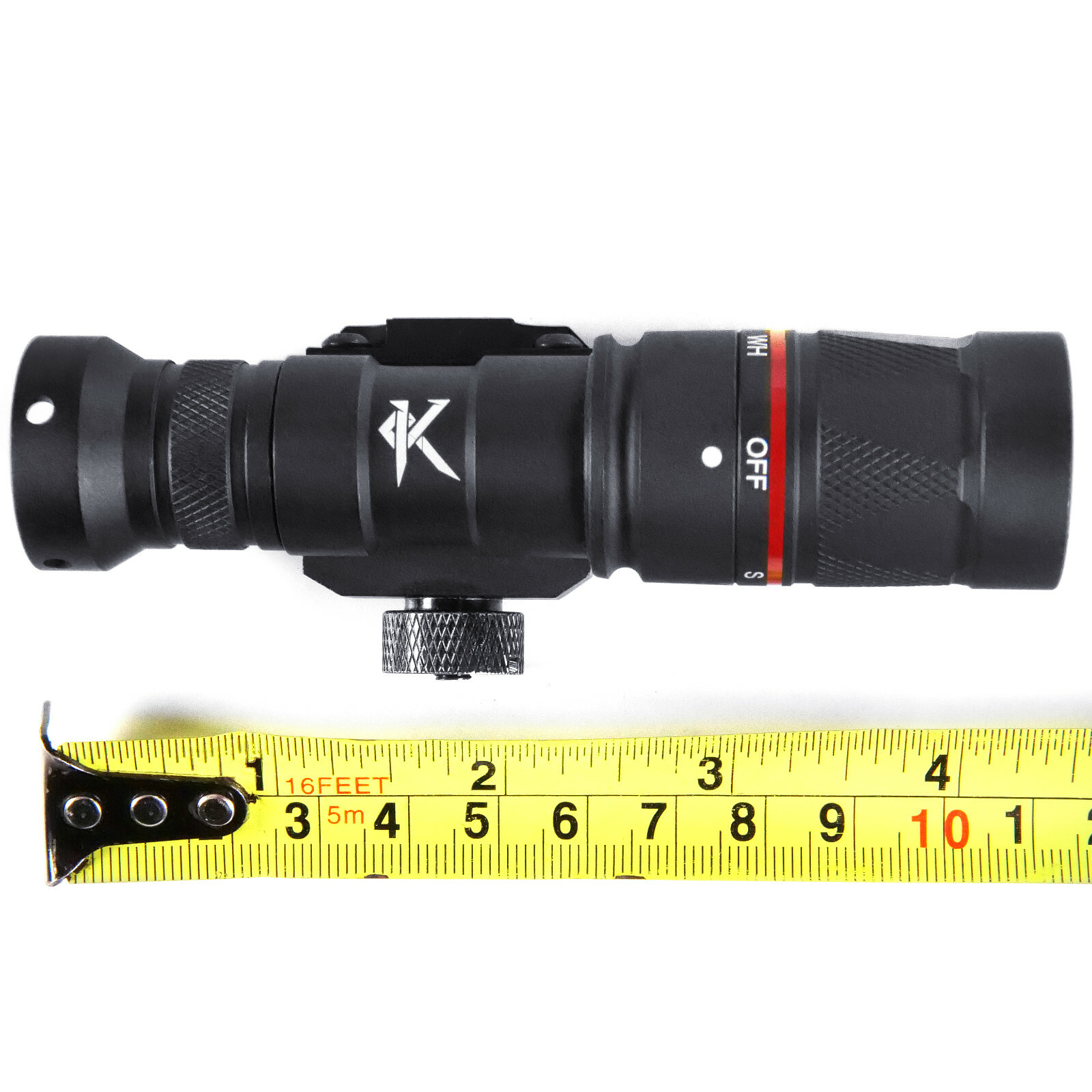Rail Mount Weapon Light with Large Pressure Pad and Back Button KTactical
