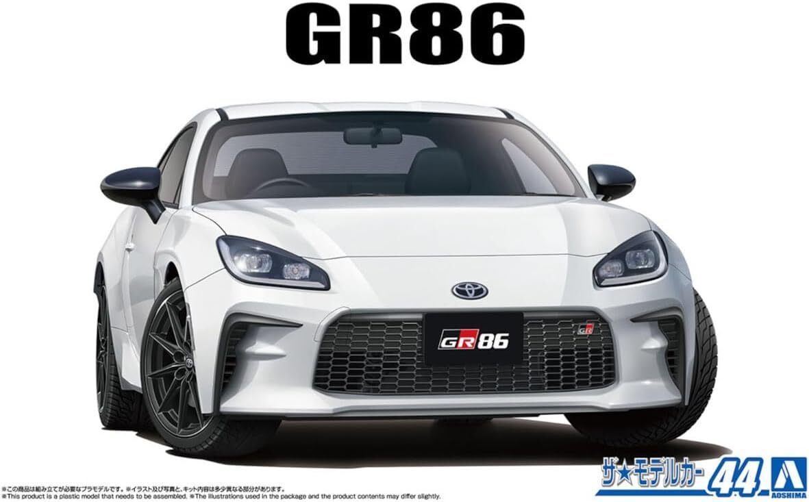 AOSHIMA 1/24 TOYOTA ZN8 GR86 `21 the Model Car No.44 Plastic Model Kit Japan