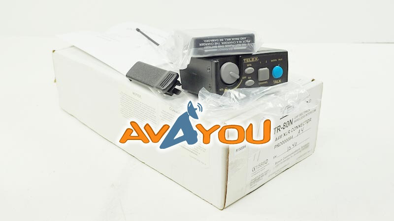 New Telex TR-80N UHF Beltpack Wireless Intercom Band: A4 A4M