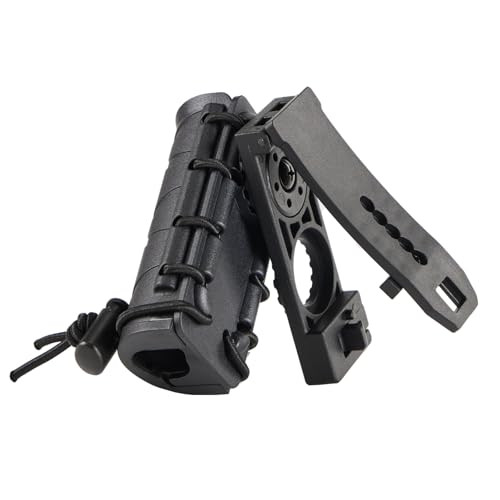 Tactical Flashlight Holder for Duty Belt, Rotatable Case fit 1"-1.2" Diameter