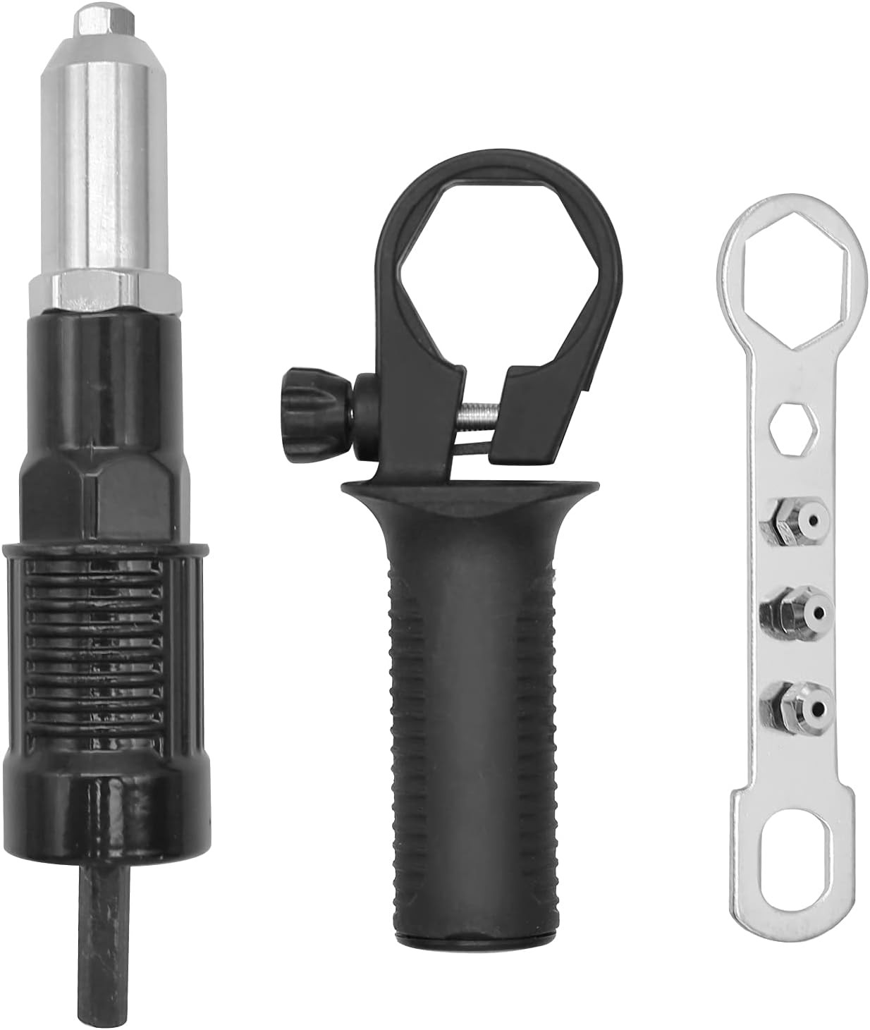 Pop Rivet Gun Tool Drill Attachment Power Kit Cordless...