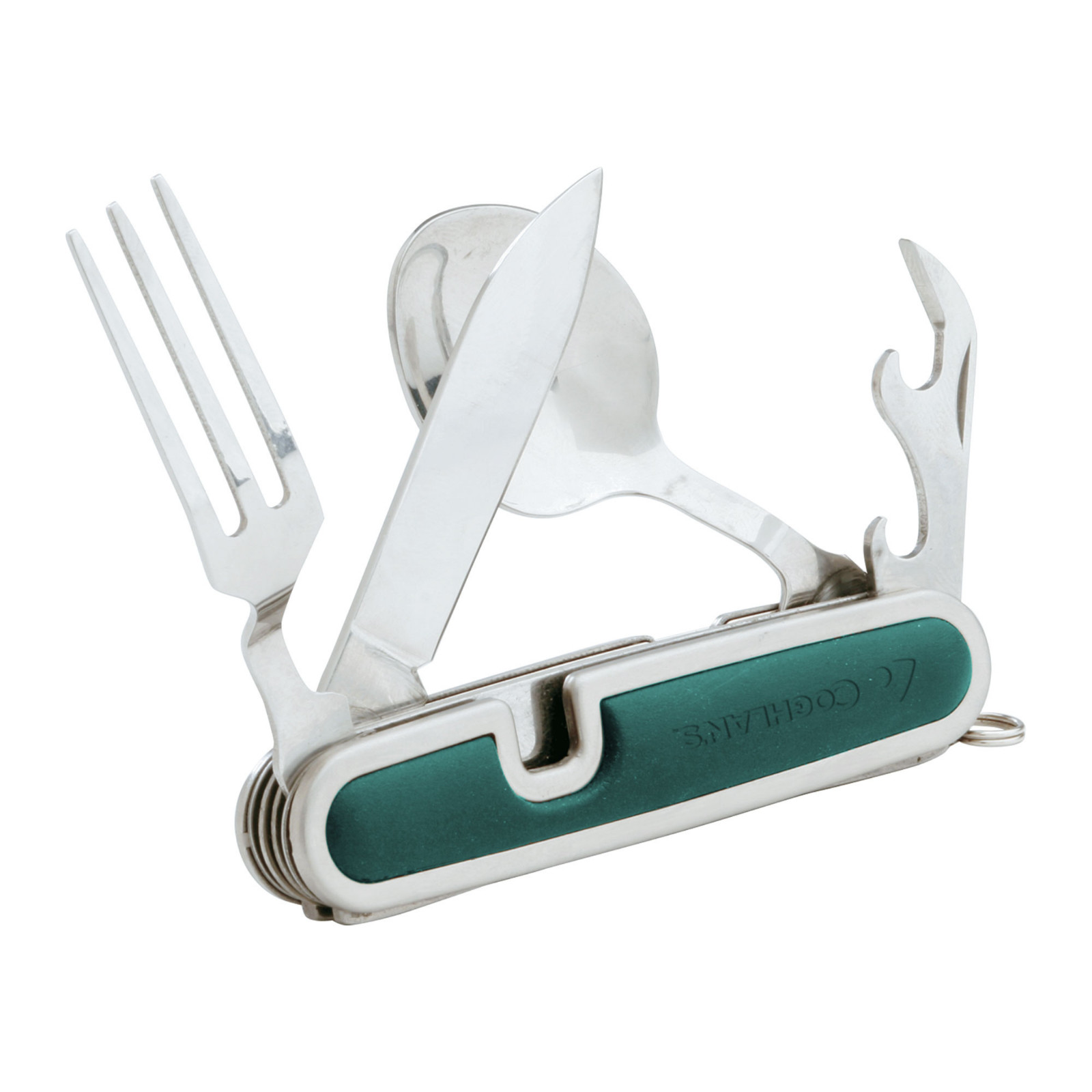 Coghlan's Stainless Steel Hobo Pocket Knife Folding Cutlery Camp Tool Spoon Fork