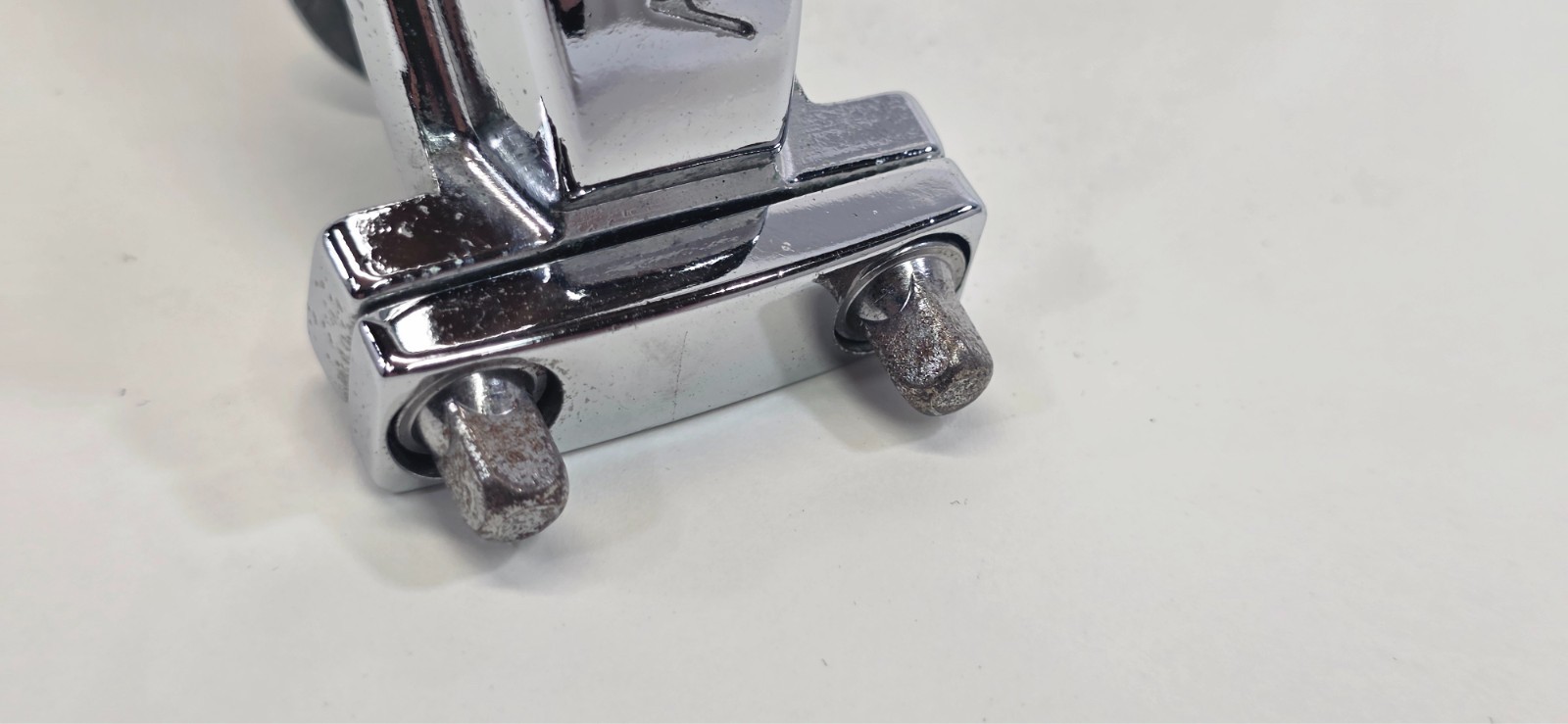 Gretsch Snare Drum Strainer Throw Off Part with mounting screws.