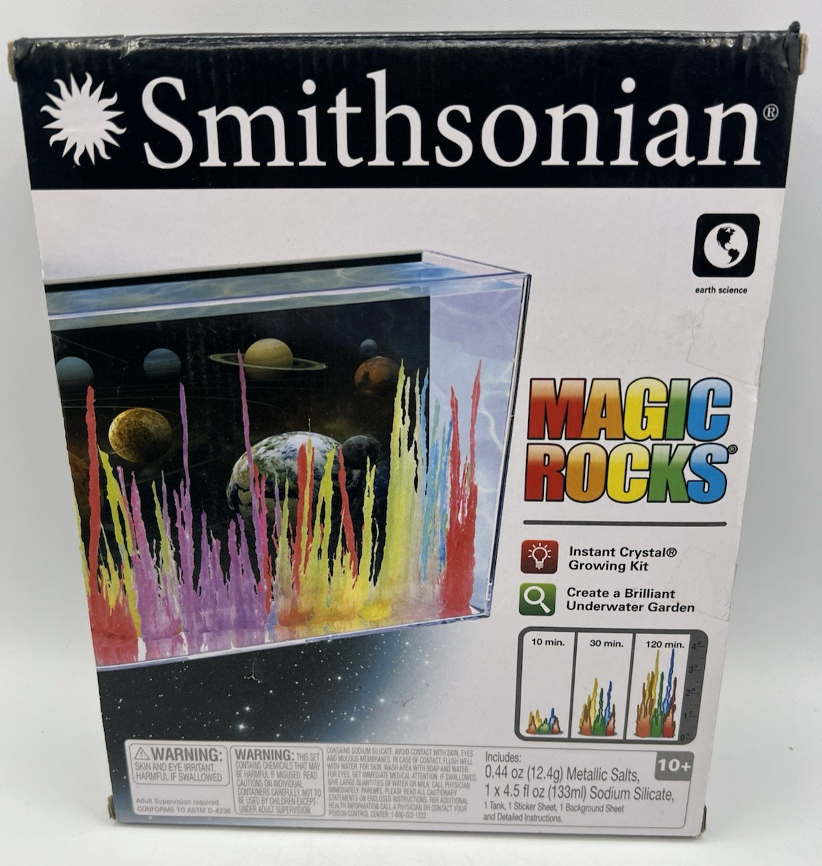 Smithsonian Magic Rocks Instant Crystal Growing Kit Science Activity