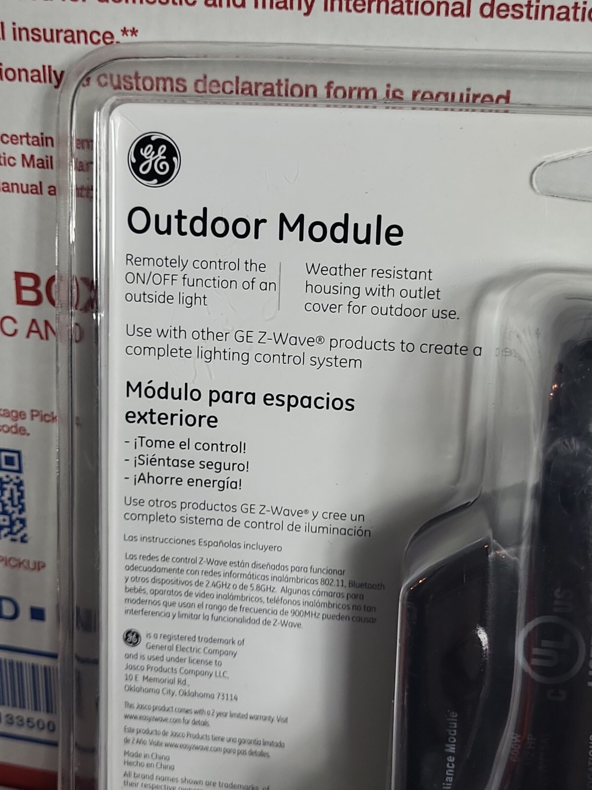GE 45604 Outdoor Module Wireless Lighting Control NEW FREE SHIPPING !