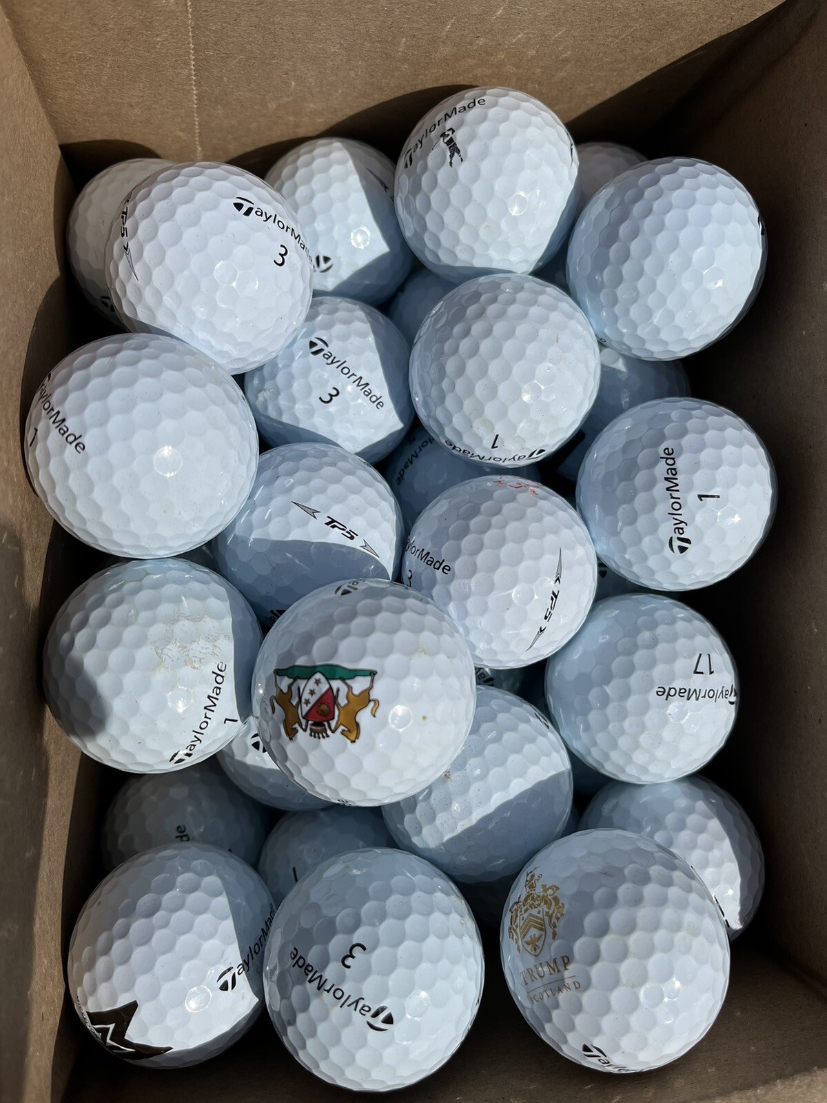 48 TaylorMade TP5 Used Golf Balls White Near-Mint Condition AAAA - FREE SHIPPING