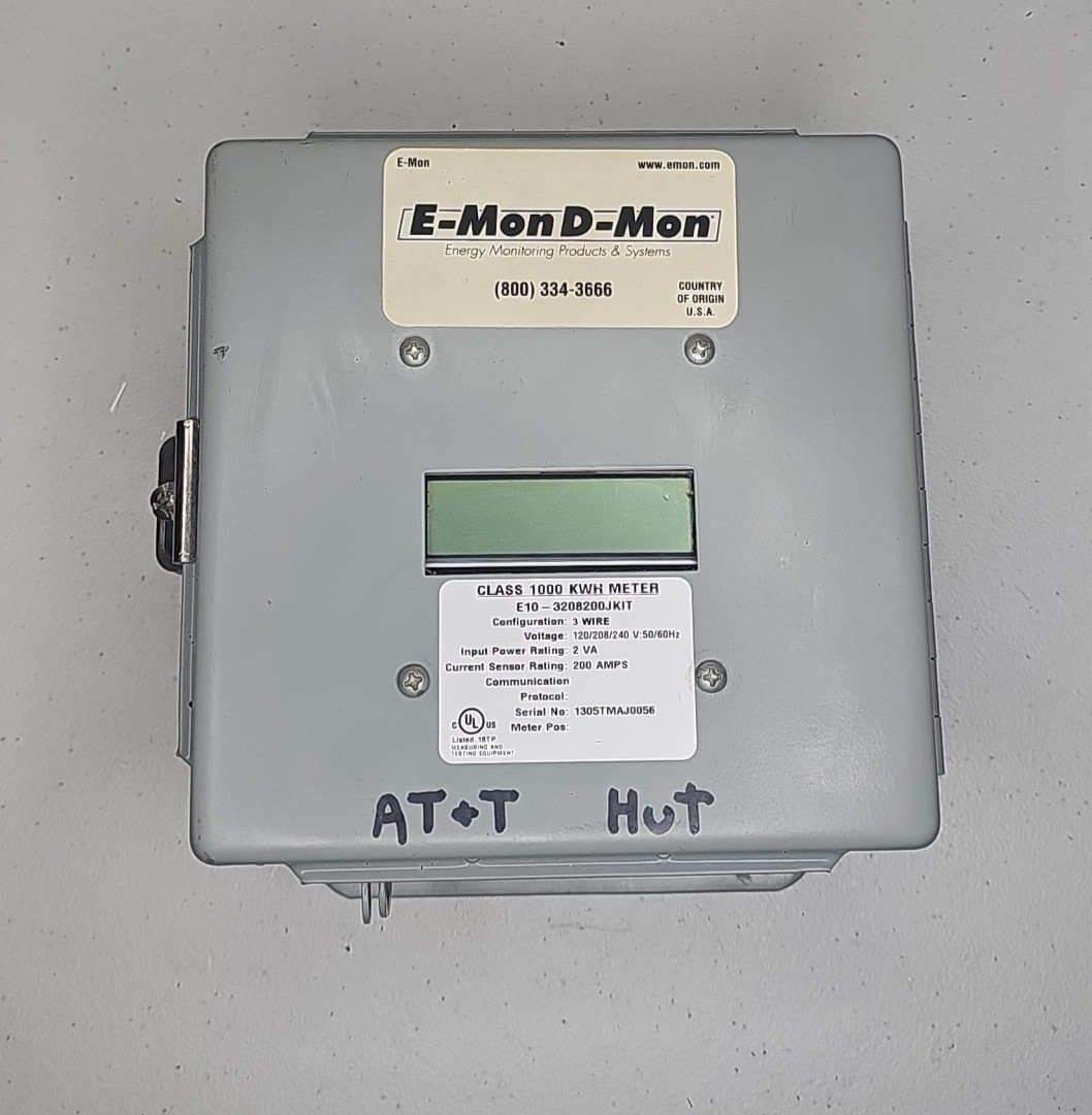 E-Mon D-Mon E10-3208200JKIT 1000 KWH Meter, 208V, 200A, 3 wire