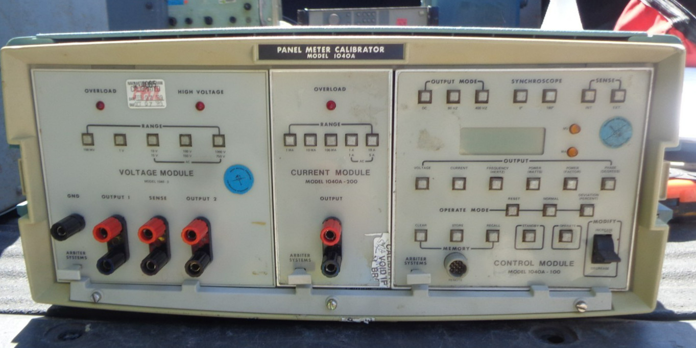 Arbiter Model 1040A / 1040-A Panel Meter Calibrator (#1)