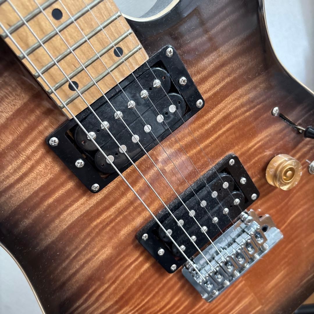Bacchus brown electric guitar