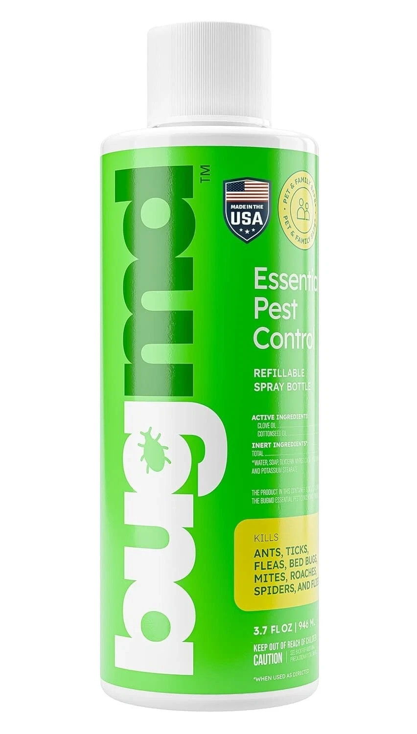 BugMD Pest Control Essential Oil Concentrate 3.7 oz 1-Pack