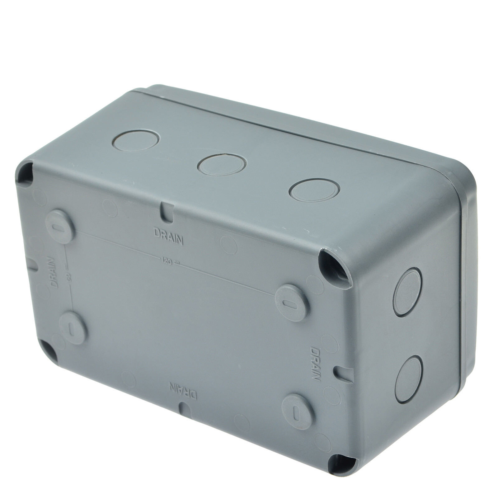 Outdoor Large Project Junction Box Waterproof Plastic Electrical Enclosure Gray
