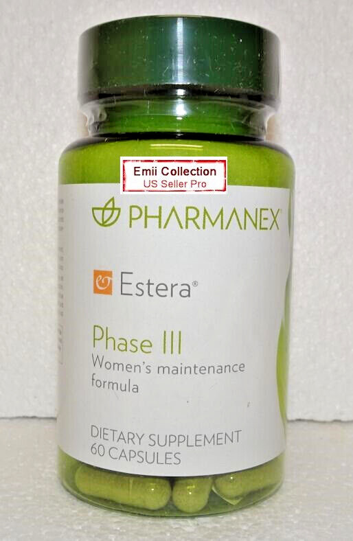 Nu Skin Nuskin Pharmanex Estera Phase III Phase 3 Women's Formula 60 Capsules