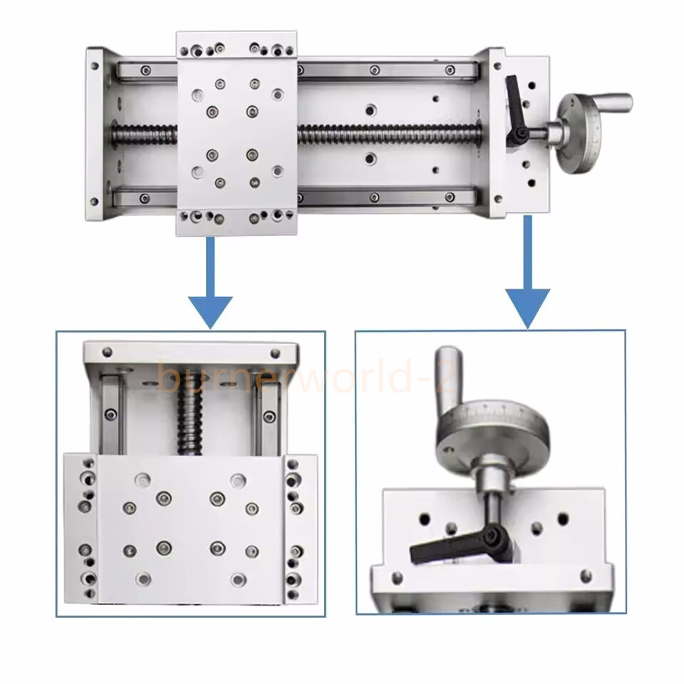 Heavy TH20 SUF1610-1000mm Stroke & 57 Motor Bracket Linear Rail Sliding Table