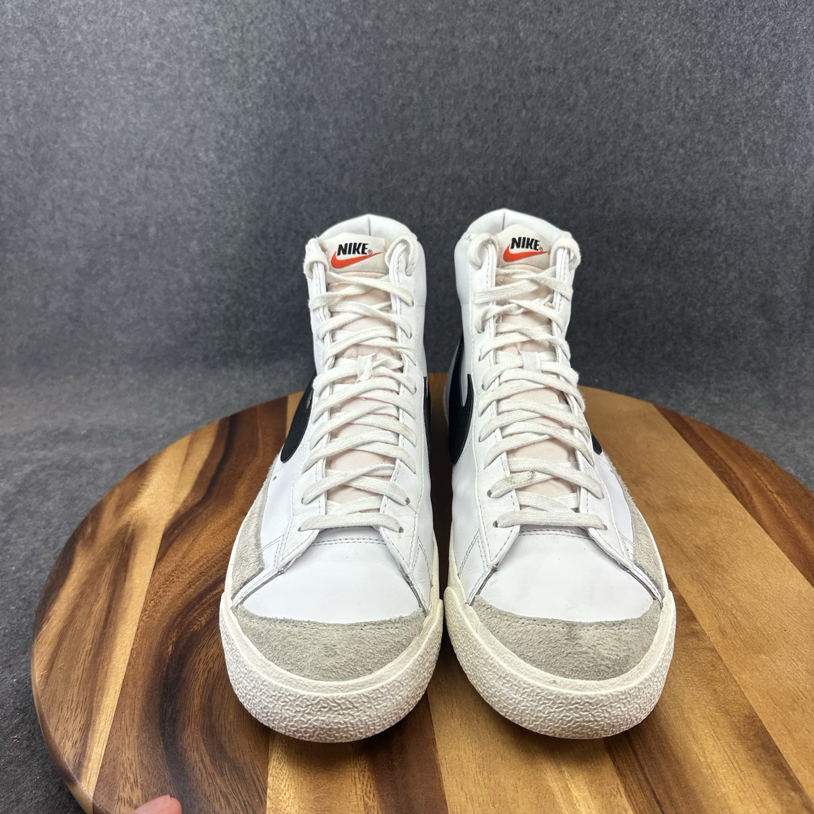 Nike Blazer Mid 77 Men's 13 Shoes Vintage Retro Style BQ6806-100 White Black