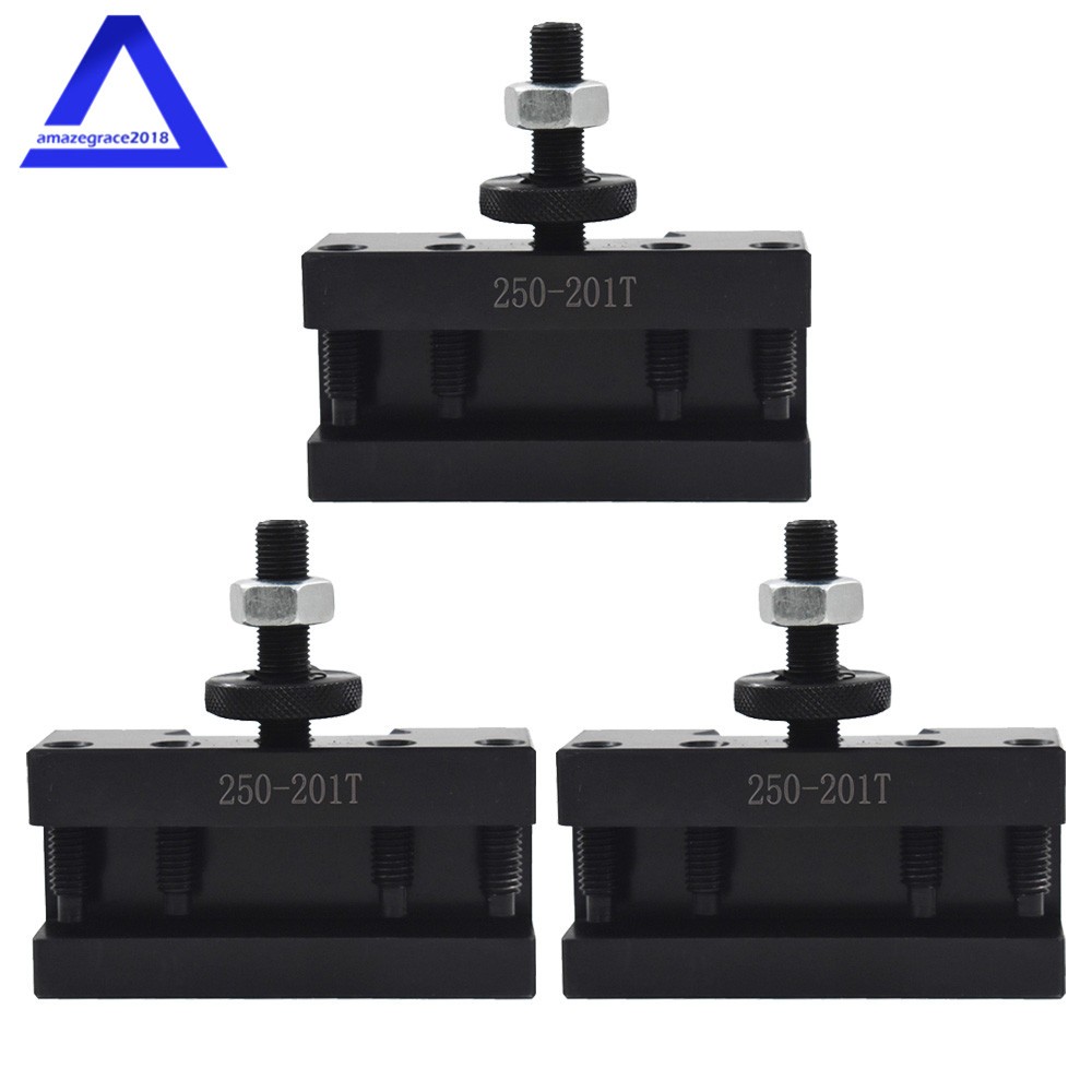3Pcs Oversize 3/4" Turning Quick Change Tool Post Holder Lathe BXA 250-201T