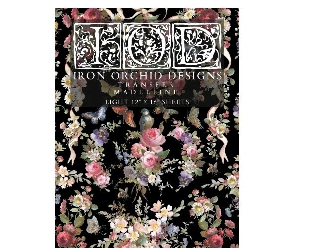 Iron Orchid Designs Transfer Madeline 12x16 Sheets