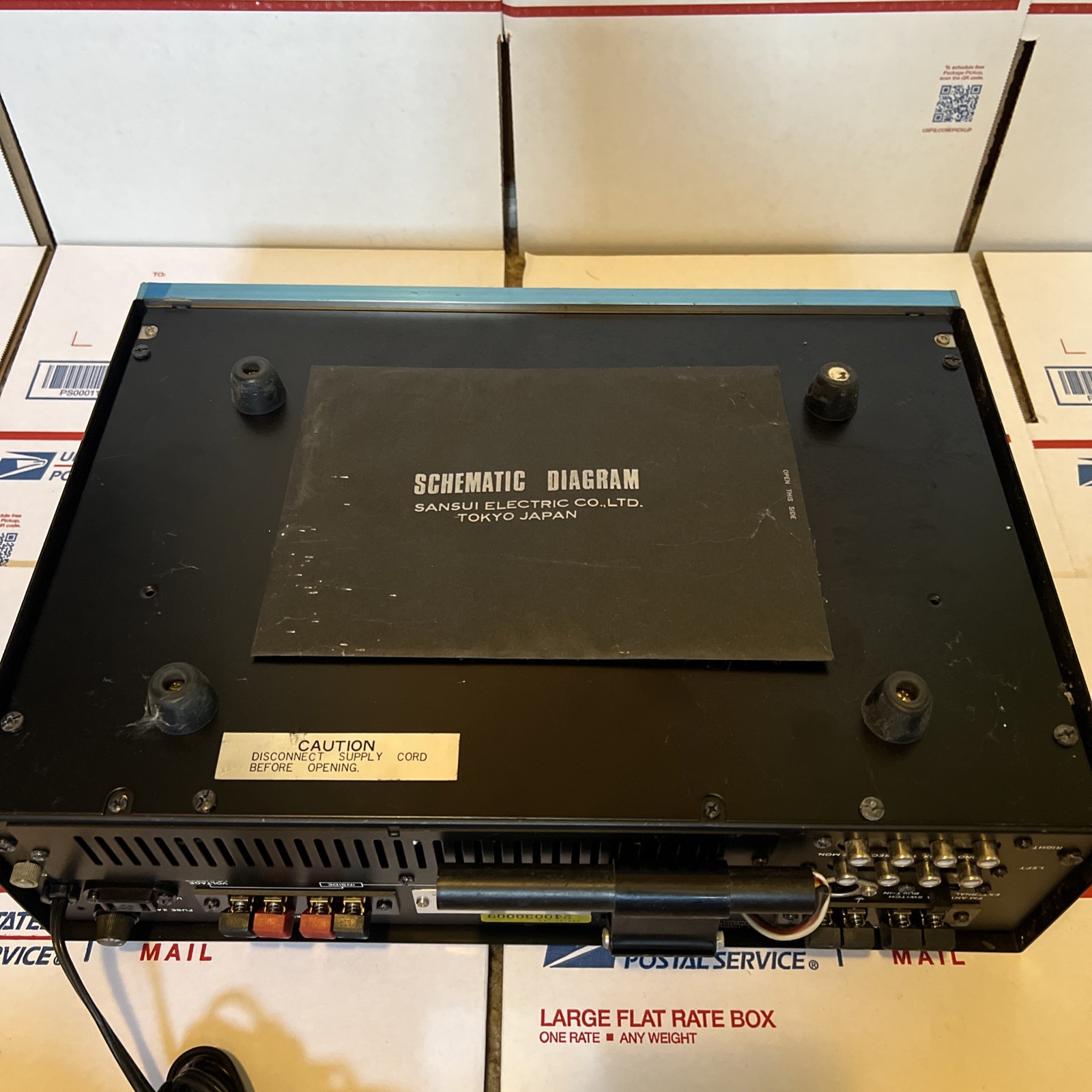 Sansui 300 Solid State AM/FM Tuner Amplifier W/Schematic - WORKS - WARRANTY