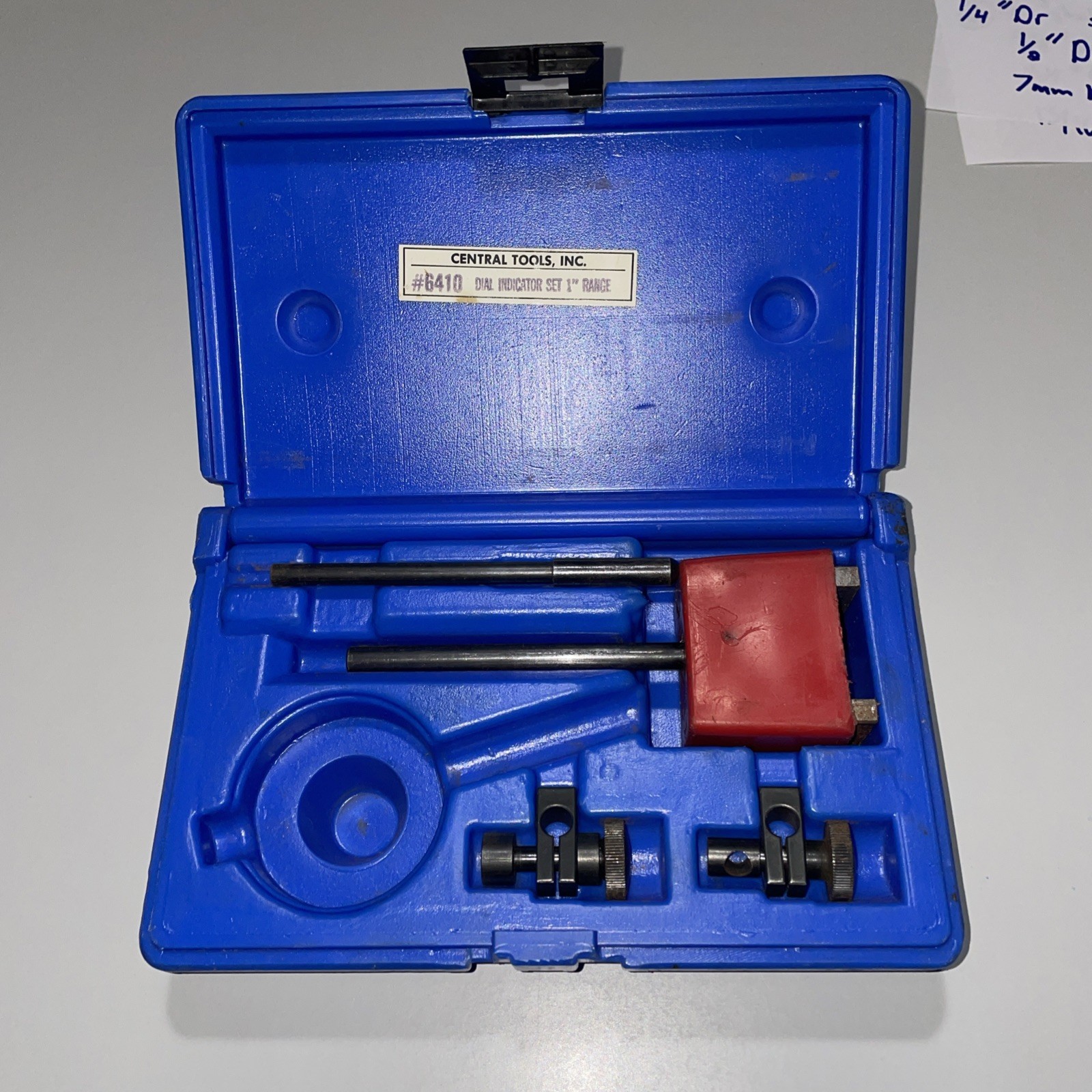 Central Tools 6410 Magnetic Base and Case No Indicator