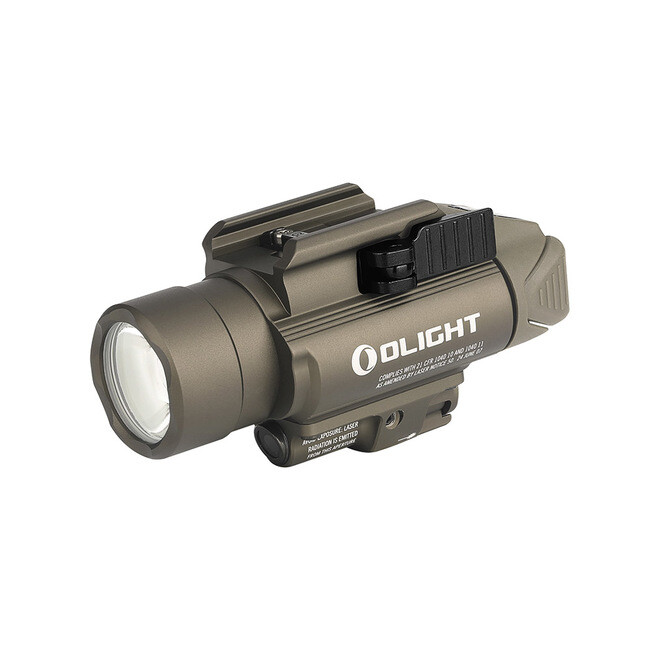 Olight Baldr Pro Desert Tan w/ Green Laser Sight and White LED, NEW