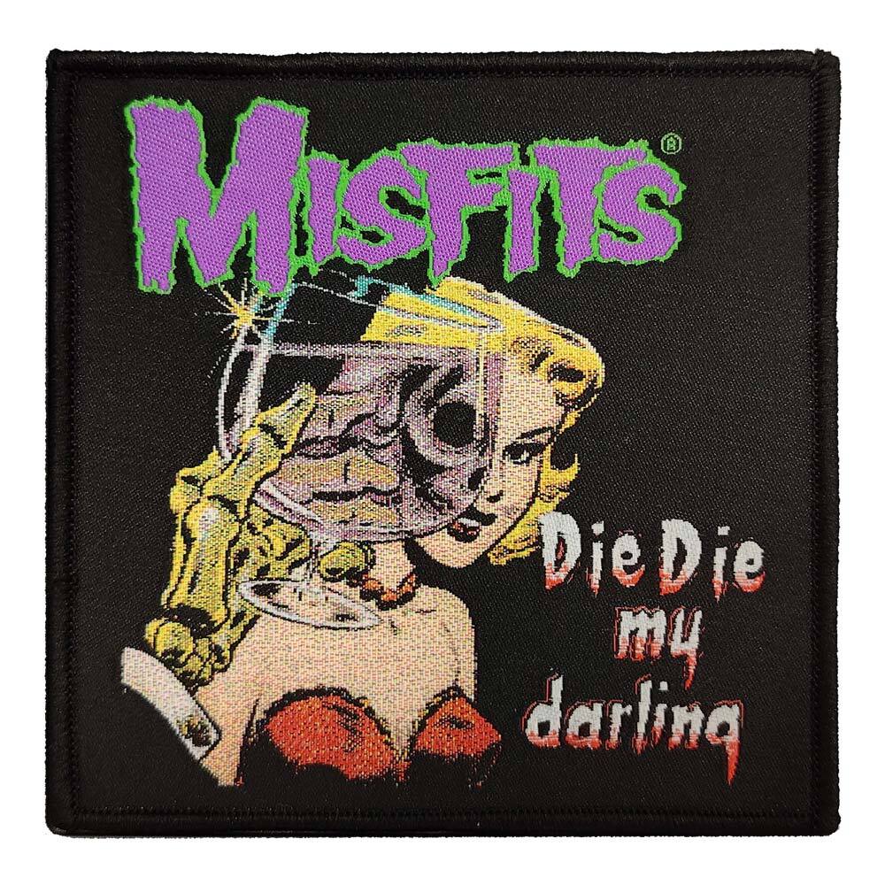 Misfits Die Die Darling - Woven Patch - 4" x 4"