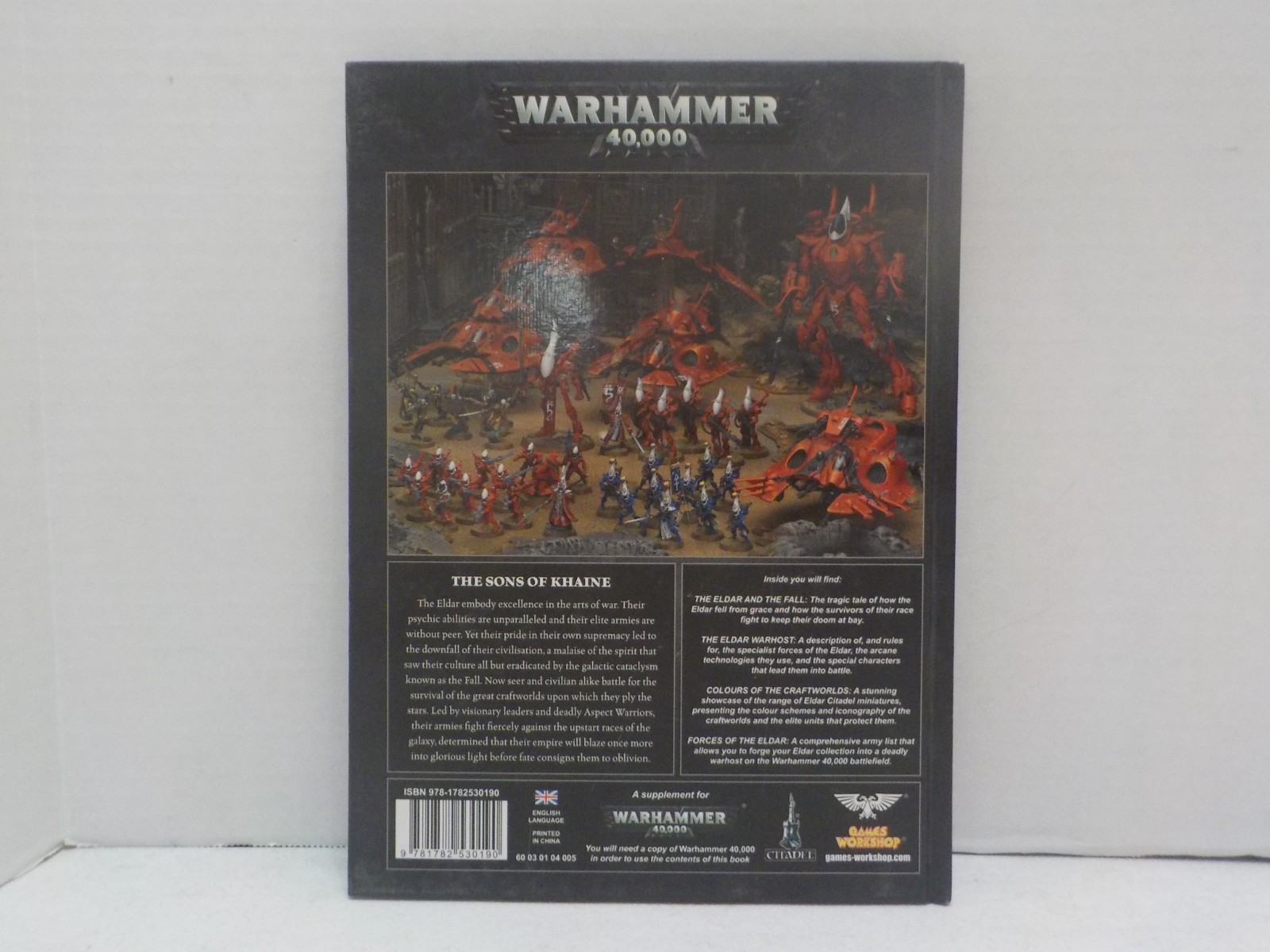 G603 Codex Eldar Hardback 6th edition 2012 Warhammer 40k, 2013. 40,000