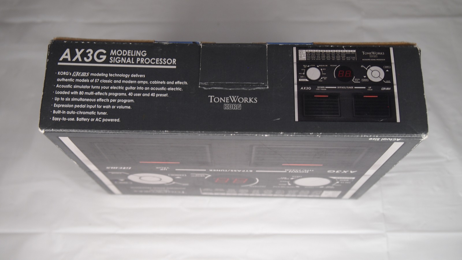 Korg ToneWorks AX3G Modelling Signal Processor Multi-Effects Pedal for Guitar