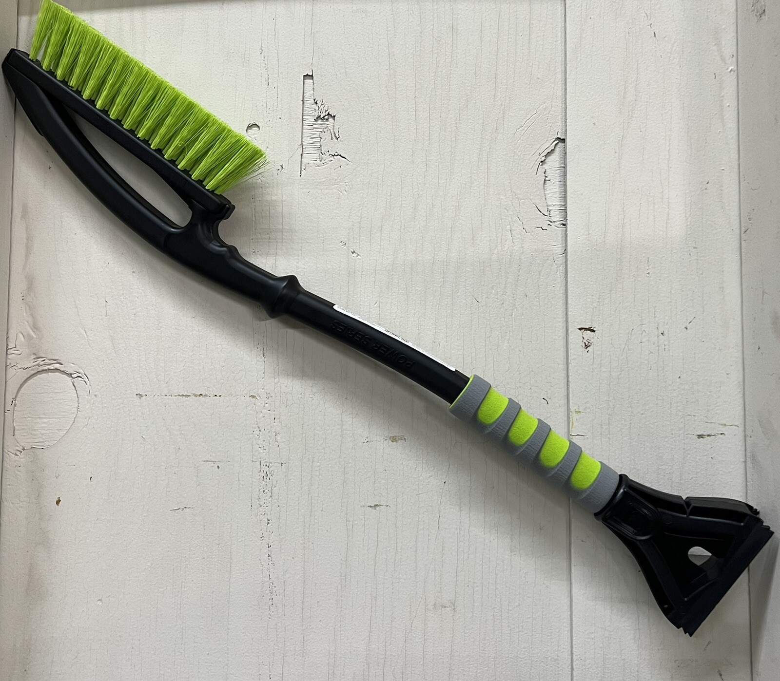 Hopkins 18520 Subzero Power Series Neon Green Snowbrush & Scraper 26"