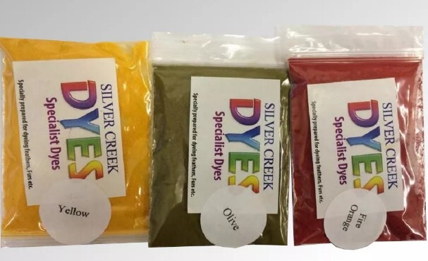 Fly Tying Dye 20g Flat Pack - Traditional, Intense & Flu Colours Silver Creek