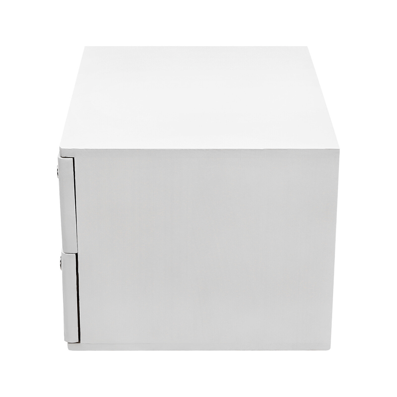 Compact Lockable 2-Drawer Wooden Desktop Storage Cabinet with Keys