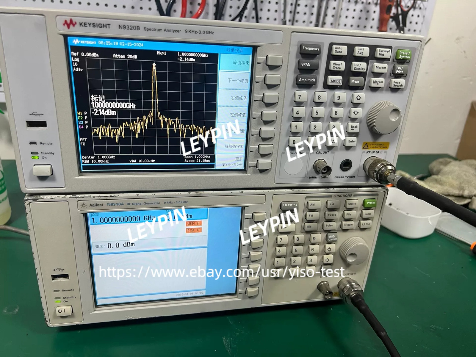 1 PCS Agilent N9310A signal source 9KHz-3GHz/working/ie *IW*yiso